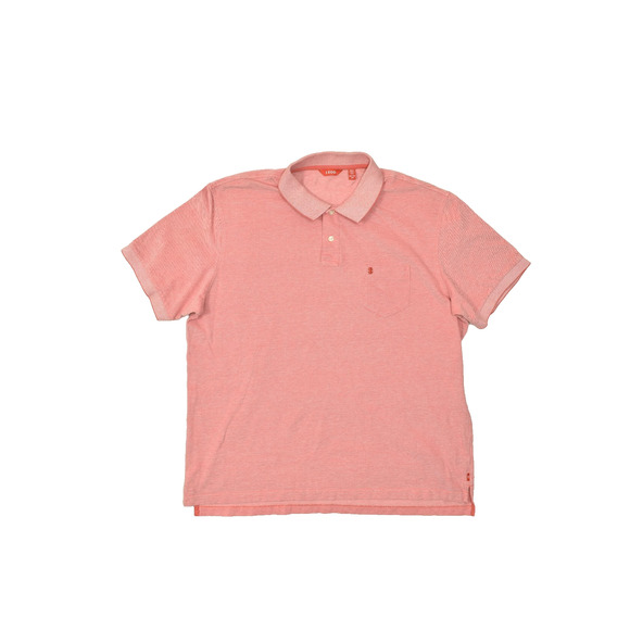 IZOD Men's Pink Striped Polo Shirt Regular Size XXL Short Sleeve Classic - Picture 1 of 8